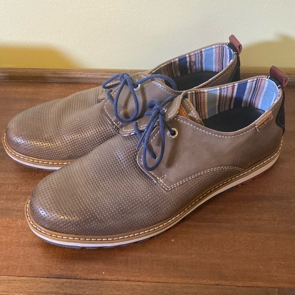 PIKOLINOS Brown Leather Men's Shoes - Picture 1 of 16